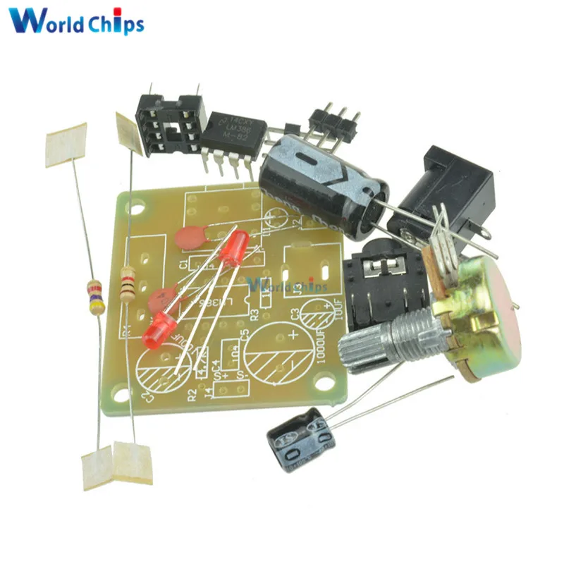 Новинка 2017 года 1 шт LM386 супер плата мини-усилителя 3 V-12 V DIY Kit M57 за TDA2030 новые электронные комплект платы Лидер продаж