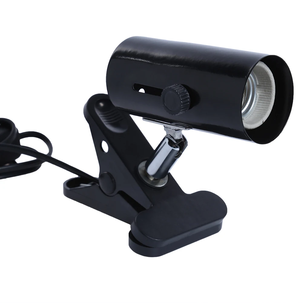 

300W E27 Lamp Holder Converters Metal LED Ceramic Holder for Plant Reptile Grow Light UV Lamp Converters Clamp Brooder US Plug