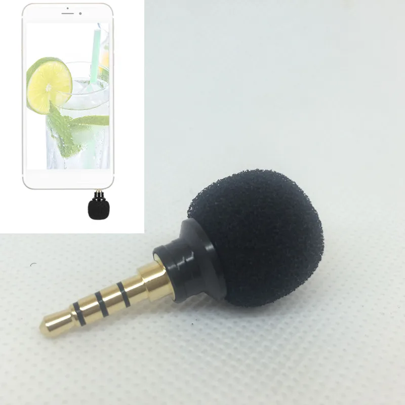 3.5mm Jack Condenser Cellphone Microphone Mini Omni Directional Mic
