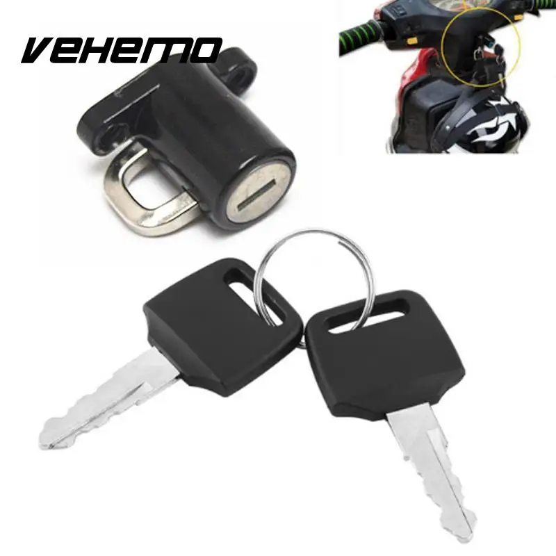 Vehemo Universal Motorcycle Motorbike Bike Helmet Lock Hanging Hook