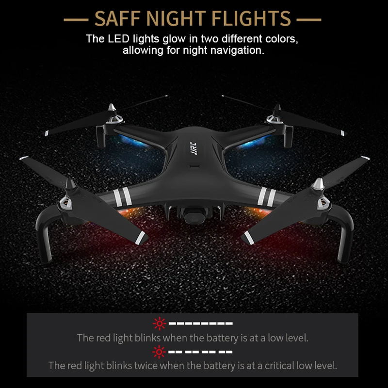 Профессиональный Дрон JJRC X7 с шарнирной камерой 1080P Wi Fi умный двойной 25 минут