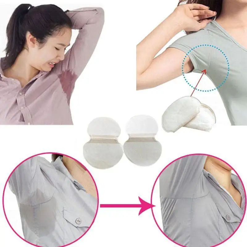 10/30/50pcs Disposable Absorbing Underarm Sweat Guard Pads Deodorant Armpit Sheet Dress Clothing Shield Sweat Perspiration Pads