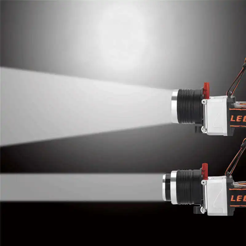 powerful led flashlight Waterproof T6 LED 2200Lm Zoomable Bicycle Headlamp High Power Headlight lanterna led bike #4S18 (1)