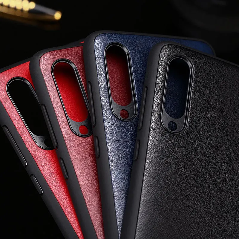 Чехол для Xiaomi mi9 mi 9 Жесткий ПК + Мягкий ТПУ роскошный чехол из материала 3 в 1