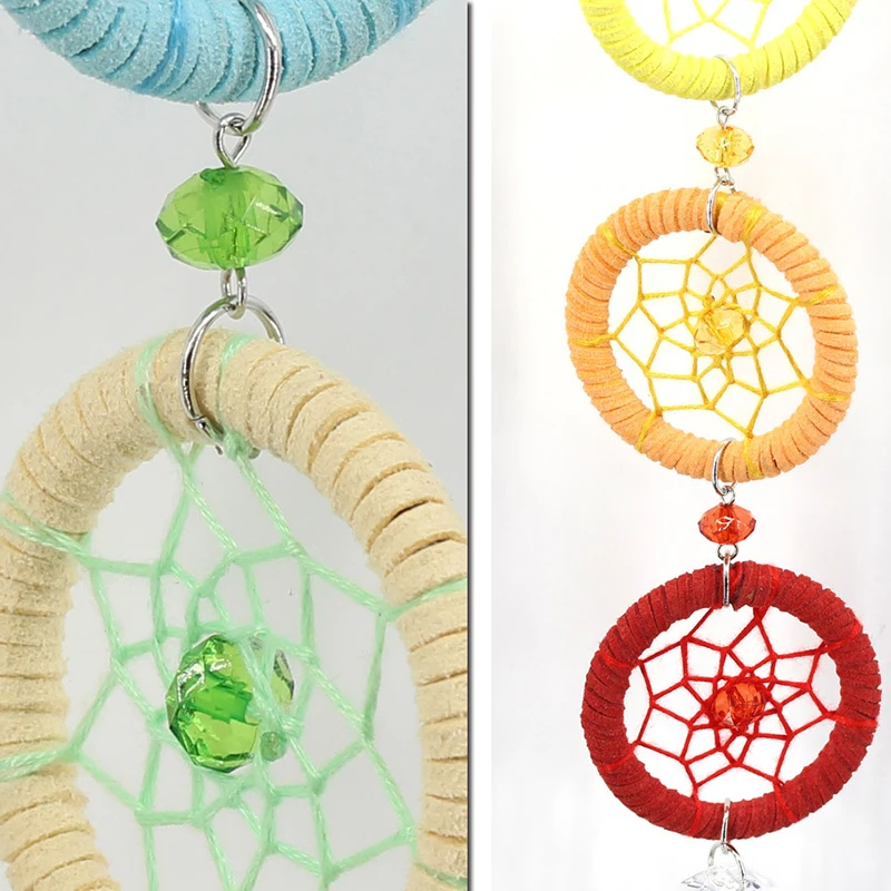 Rainbow Chakra Muladhar Dream Catcher Correct Color with Chakra Wall Hanging Decor Nautical Home Decor Dreamcatcher