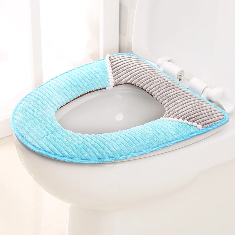 Buy 2pcs The toilet cushion added thick antibacterial