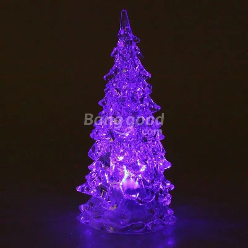 TwinKle Crystal LED Christmas Xmas Tree 7 Colors Changing Night Light | Лампы и освещение
