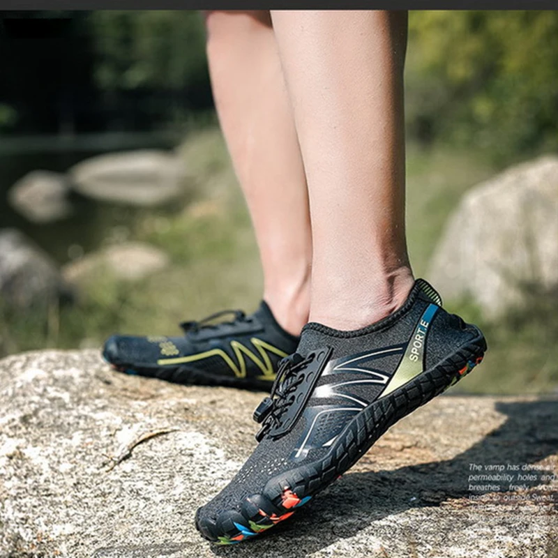 الصيف للجنسين رياضية أحذية ماء صنادل شاطئ المنبع أكوا أحذية سريعة الجافة الغوص السباحة الجوارب أحذية تنيس Masculino الصيف للجنسين رياضية أحذية ماء صنادل شاطئ المنبع أكوا أحذية سريعة الجافة الغوص السباحة الجوارب أحذية تنيس Masculino
