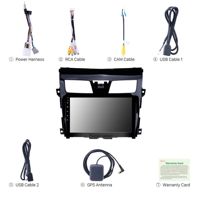 Sale Seicane Android 8.1 9 Inch Car Radio For 2013 2014-2017  Nissan TEANA 2Din Wifi GPS Multimedia Player Support Bluetooth 8-Core 3