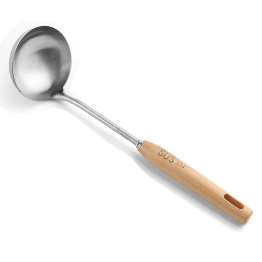 MagiDeal Kitchen Tools Skimmer Spoon Straining Fry Cooking Soup Mesh Strainer Spider Scoop Cooking Tool