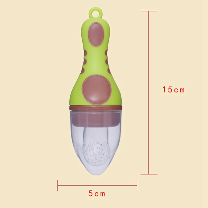 Детские Фидер для кормления силиконовые факел фрукты обучение зерновых еда Дополнение подачи безопасный посуда медицина Экструзионные инструменты