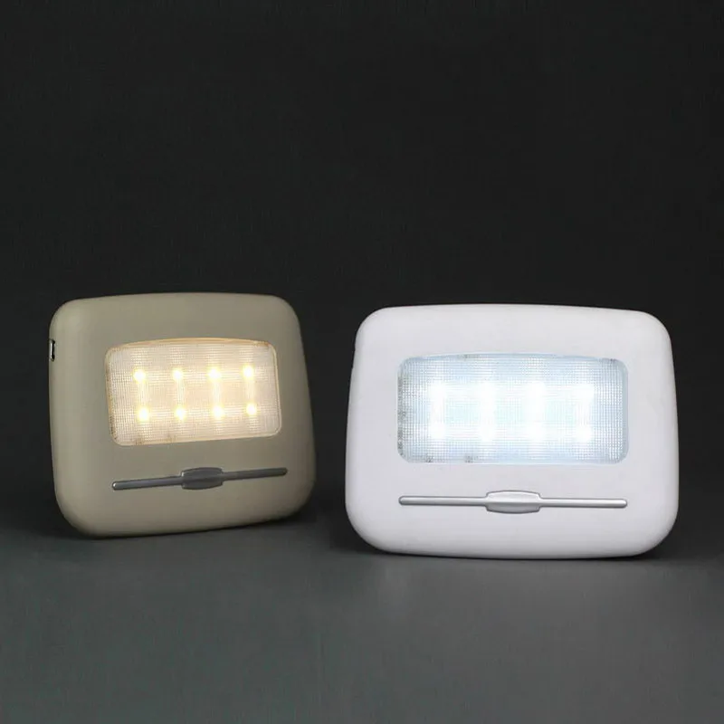 Автомобильные лампы для чтения, очень яркий светодиодный ночной Светильник сенсорного типа 6500 K, чистый белый 3500 K, теплый желтый Автомобильный светодиодный светильник с USB