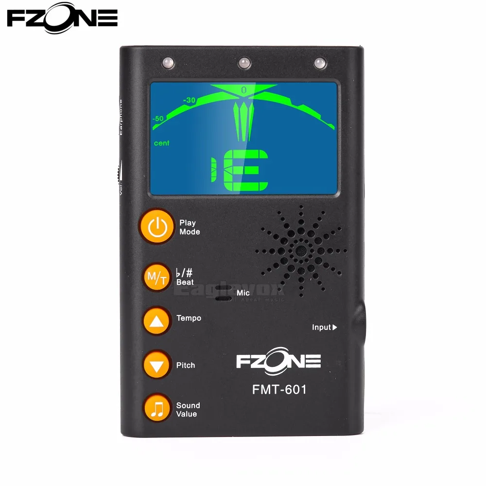 Multifuction metronome chromatic tuner with tone generator for guitar
