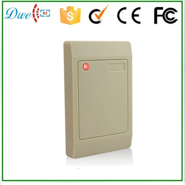 

DWE CC RF free shipping 13.56mhz white color rfid addressable rs485 readers for access control system