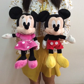 

Free Shipping 30cm=11.8inch Original Mickey Mouse and Minne Mouse Classic Mickey Stuffed animals Plush Toy Gifts for children