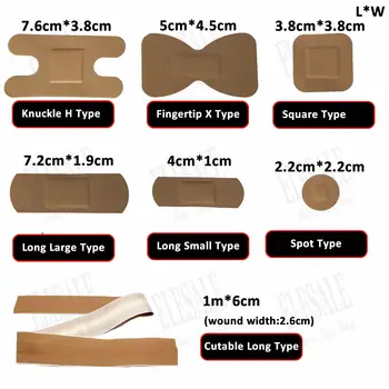 20/50/100 Pcs First Aid Waterproof Wound Plaster Medical Anti-Bacteria Band Aid For Home Travel First Aid Kit Emergency Kits