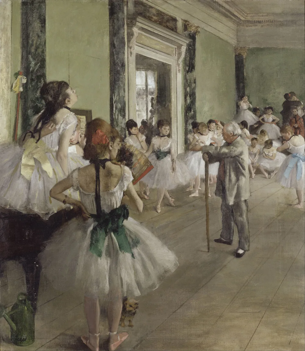 Télécharger gratuitement Images Peinture A L Huile Celebre Moderne La Classe De Ballet Sur Toile actualisé par