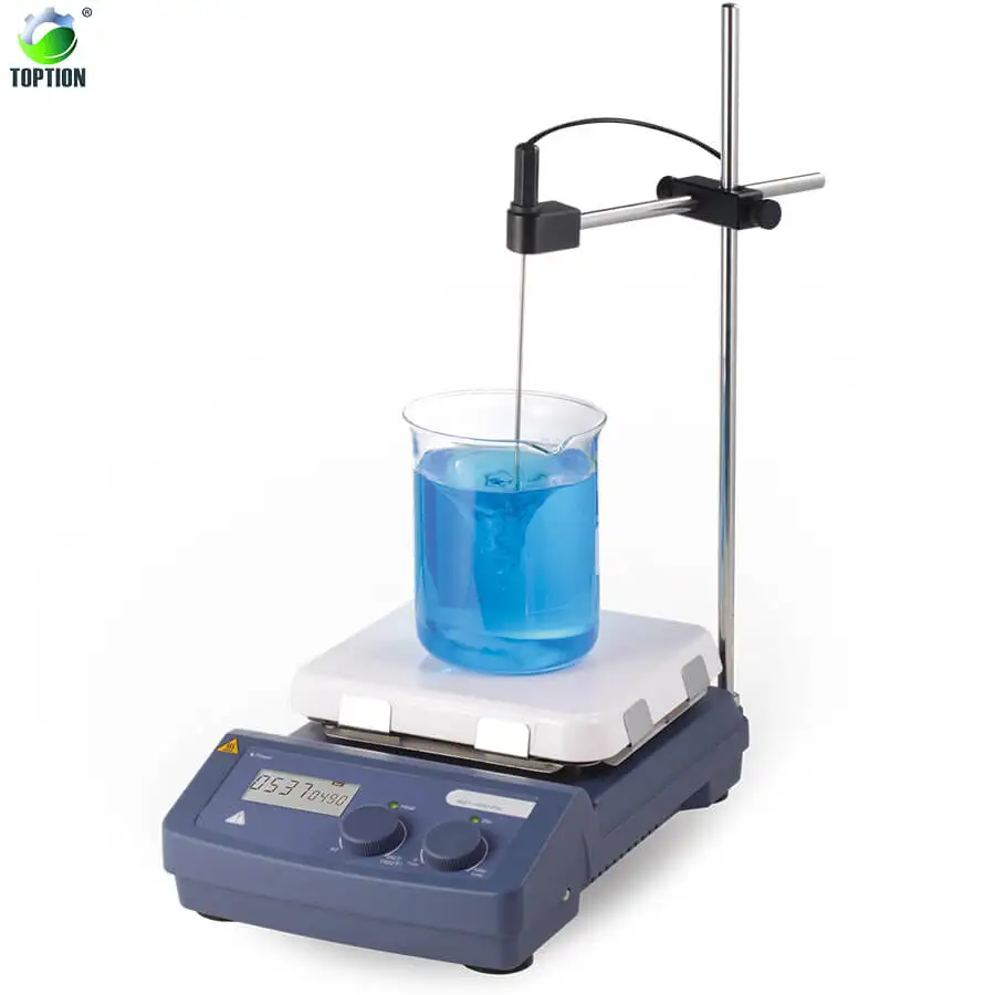 20L LCD Digital Hotplate Stirrer With Heating Electric Lab Stirrer Liquid Mixer