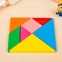 7 цветов нетоксичный воск съедобный карандаш детские развивающие игрушки креативная танграмма ранняя обучающая головоломка Рисование художественные принадлежности