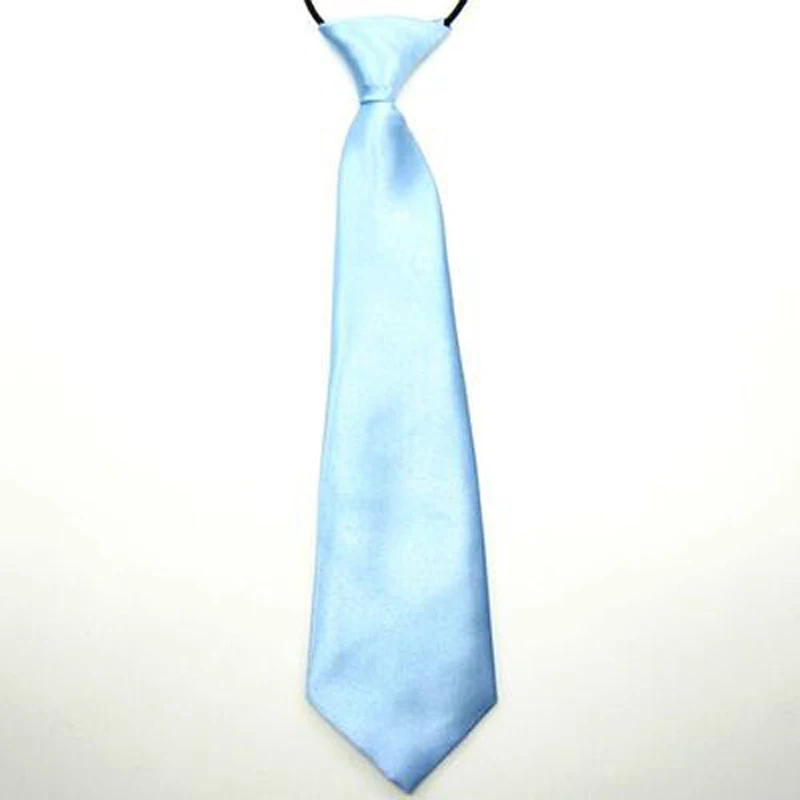 Детские Атласные однотонные галстуки с завязками для маленьких мальчиков, школьные свадебные галстуки YYTIE0016
