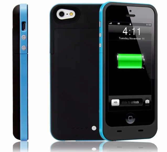 

For iphone 5 Battery Case 2500 Mah Ultra thin Backup Charger Cover For iphone 5 Battery Case 5S 5C SE Smart Power Case Bank