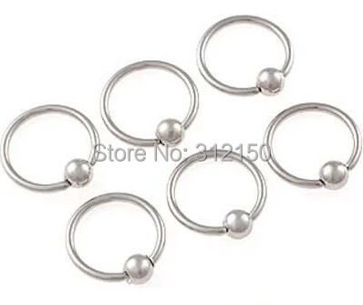 SaYao 6pcs/lot 16G 1.2mm Free shipping Nostril Nose Ring Body Piercing Jewelry Stainless Steel Stud Nail tragus ring | Украшения и