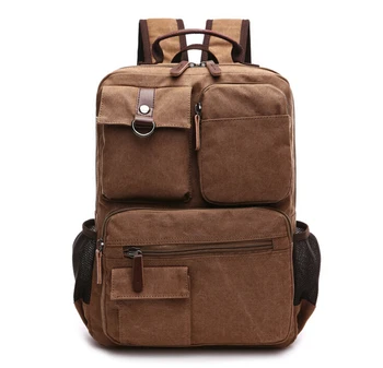 

ETN BAG 050416 good quality man canvas backpack male casual travel bag