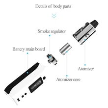 P1 font b Vape b font 50W Electronic Cigarette Kit 2000mAh Battery 0 25ohm 2ml Atomizer