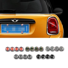 1Pcs Car Styling License Plate Nuts Anti-Theft Screws For BMW MINI Cooper Coupe