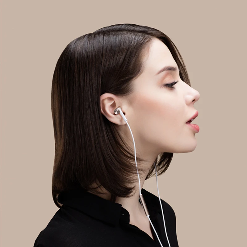 Оригинальные наушники вкладыши Xiaomi Mi Gold Iron In Ear phones Pro|Наушники и гарнитуры| |