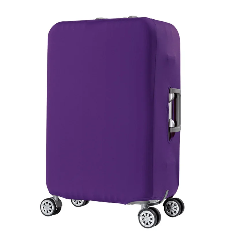 Чистый цвет, пылезащитный чехол для багажа, подходит для 20-33 дюймов, чехол на колесиках, пылезащитный чехол для багажа, идеальная эластичность, аксессуары для путешествий