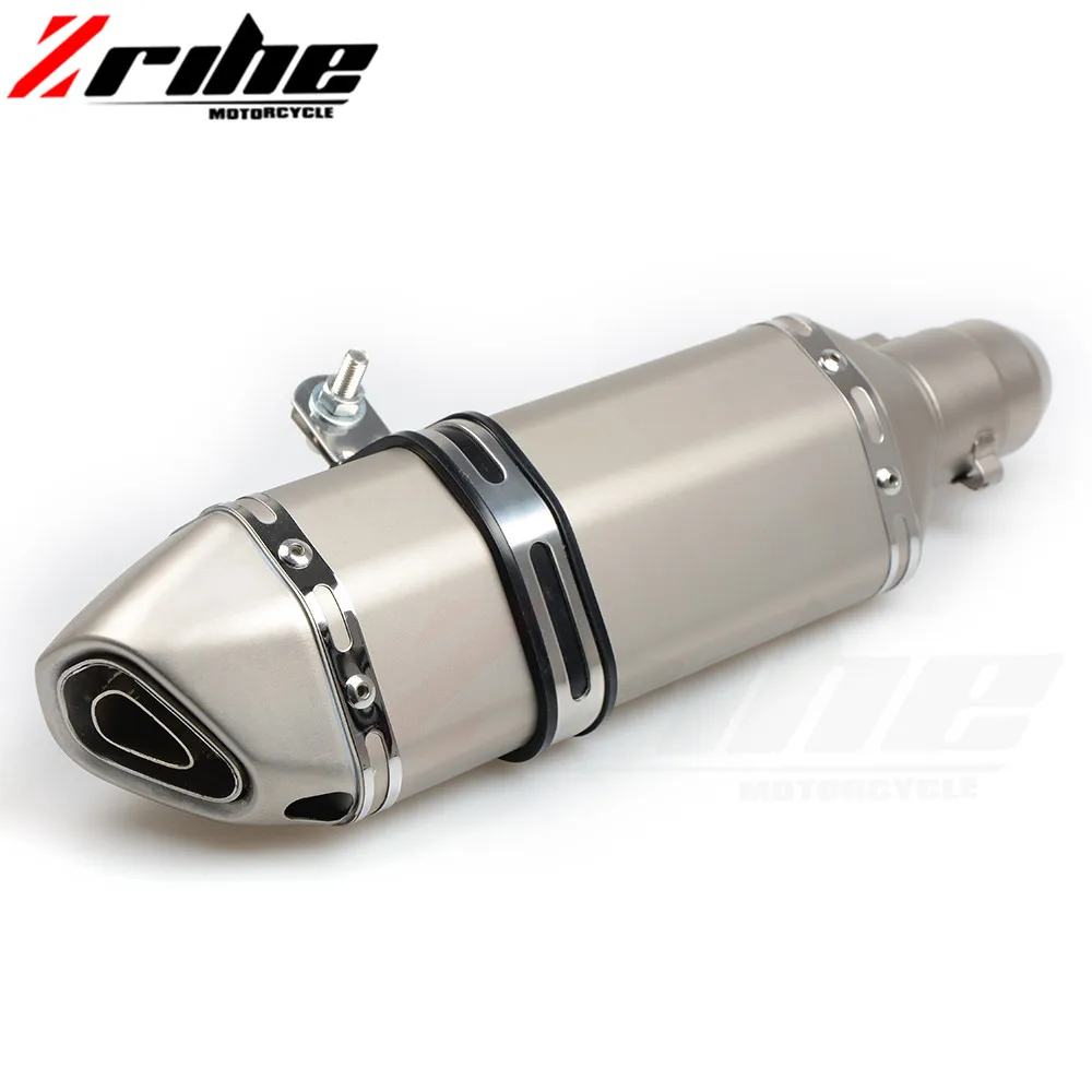 for 51MM universal Modified Motorcycle Exhaust Pipe Muffler R1 R6 CBR YZF CBR125 CB250 CBR250 CB400 CB600