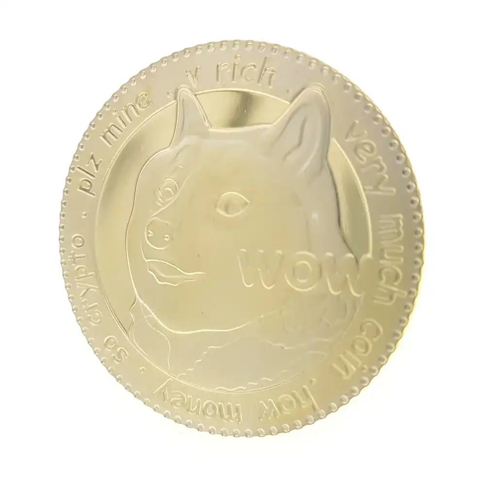 Dogecoin Coin Rocket Animal Moon Spacecraft Dollars Collection Medal Souvenir Badge Coins Money Anniversary Non Currency Coins Aliexpress