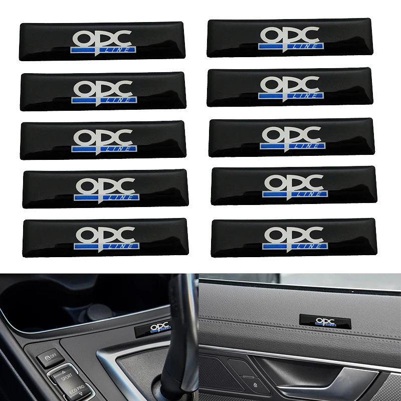 10 шт. 3D значок для стайлинга автомобиля Opel OPC Line Astra h g j k f Mokka Regal Zafira a b Corsa c d Insignia