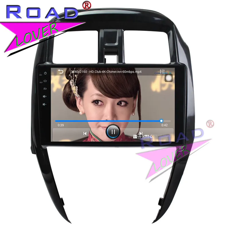 Perfect TOPNAVI Android 6.0 2G+32GB Quad Core 9" Car PC Head Unit Stereo For Nissan New Sunny GPS Navigation Auto Player MP3 NO DVD 2Din 5