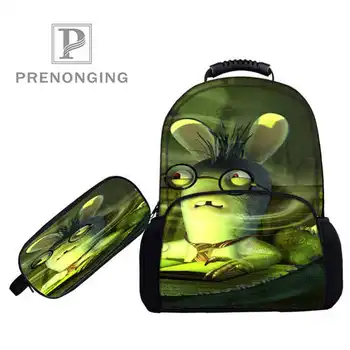 

Custom 17inch raymanravingBackpacks Pen Bags 3D Printing School Women Men Travel Bags Boys Girls Book Computers Bag#1031-8-rayma