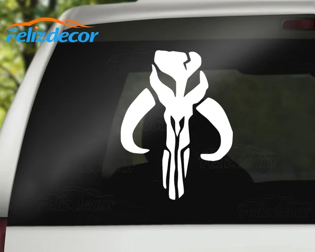 Mandalorian Skull Stencil