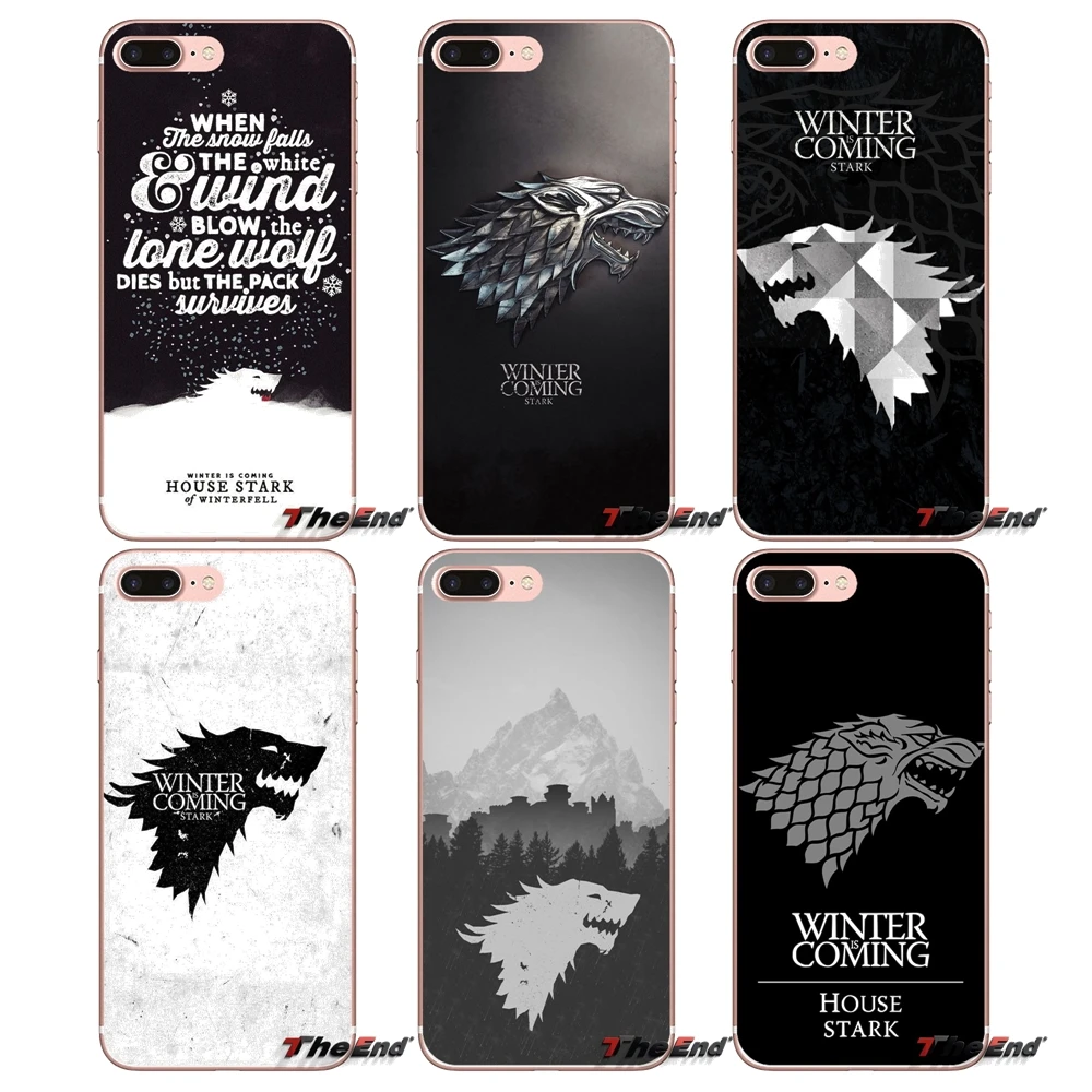 

For Huawei G7 G8 P7 P8 P9 Lite Honor 4C 5X 5C 6X Mate 7 8 9 Y3 Y5 Y6 II 2 Pro 2017 Game of thrones House Stark Logo Soft Case