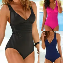 Бикини, сексуальный женский летний купальник с открытой спиной, Одноцветный купальник, Одежда для пляжа, сиамский купальник, бикини, набор размера плюс, бикини, купальники, платья