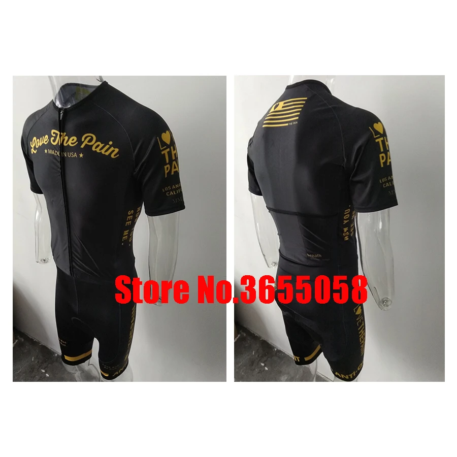 USA team cycling skinsuit Love the pain women sexy swimsuit ropa ciclismo mujer triathlon suit bike equipment custom uniforme