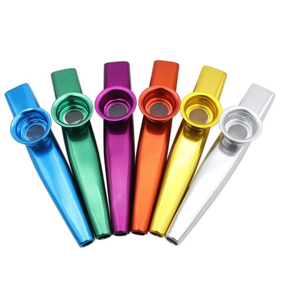 Metal Kazoo Harmonica Mouth Flute Kids Party Gift Kid Musical
