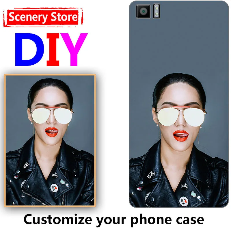 DIY Personalizar индивидуальный чехол Дизайн для BQ BQS 5035 5 0 дюймов печать имя логотип/Фото
