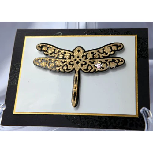 1256-Floral Dragonfly 3 - Holly Craft