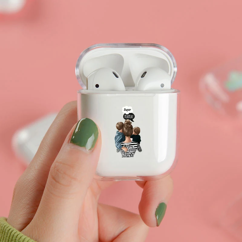 

Ear Pod Case Bluetooth Wireless Earphone Case For AirPods Protective Cover Skin Accessories for Apple Airpods Charging Box