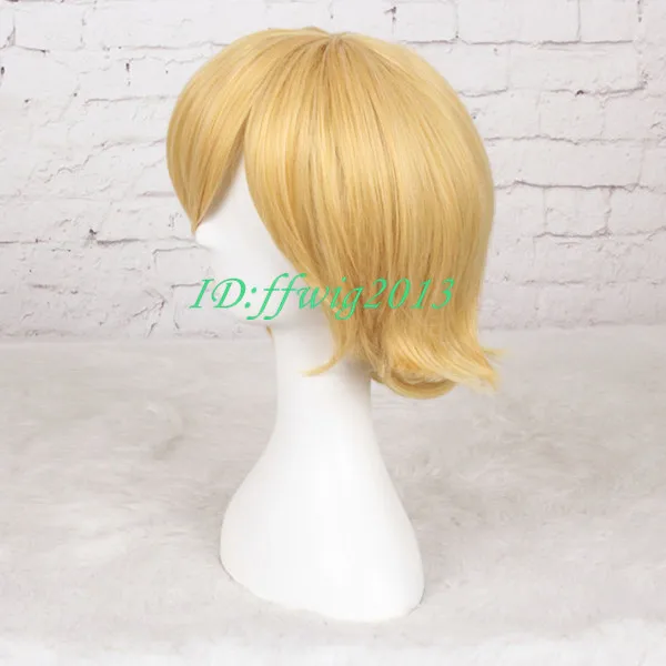 Free Shipping South Park Kenny Cosplay Wig Short Blonde Yellow Hair Full Wigs A Wig Cap Cap Motorcycle Wig Femalewig Length Aliexpress