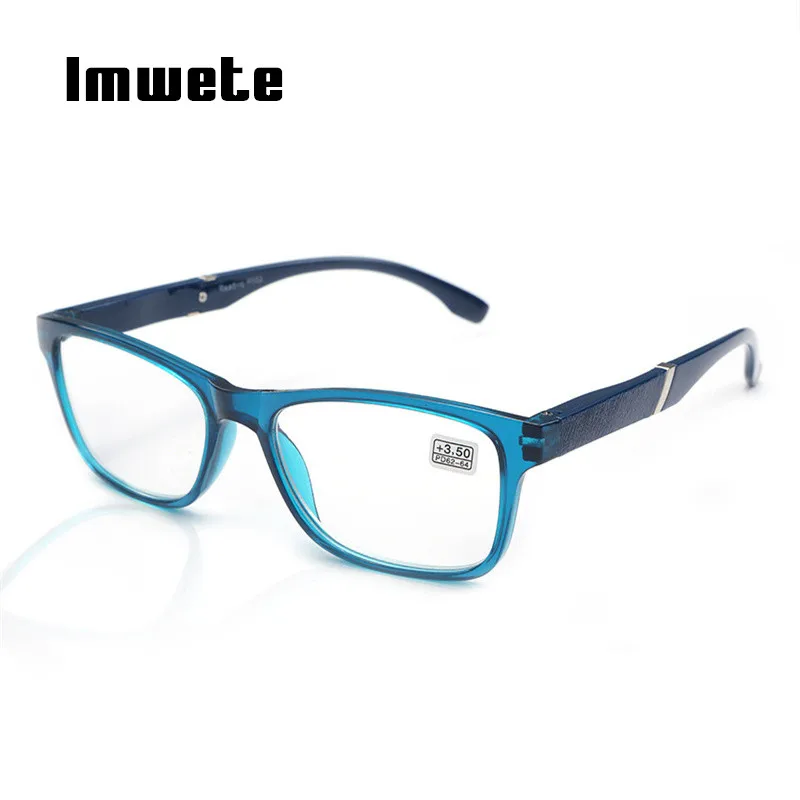 Imwete, очки унисекс, модные очки для чтения при дальнозоркости, мужские и женские линзы из смолы, очки для чтения при дальнозоркости 1,5+ 2,5+ 3,5+ 4,0