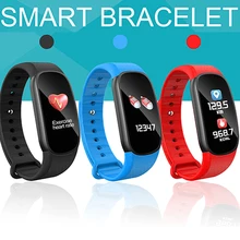 Международная Водонепроницаемый Цвет Экран умный Браслет Фитнес трекер монитор сердечного ритма Смарт браслеты трекер