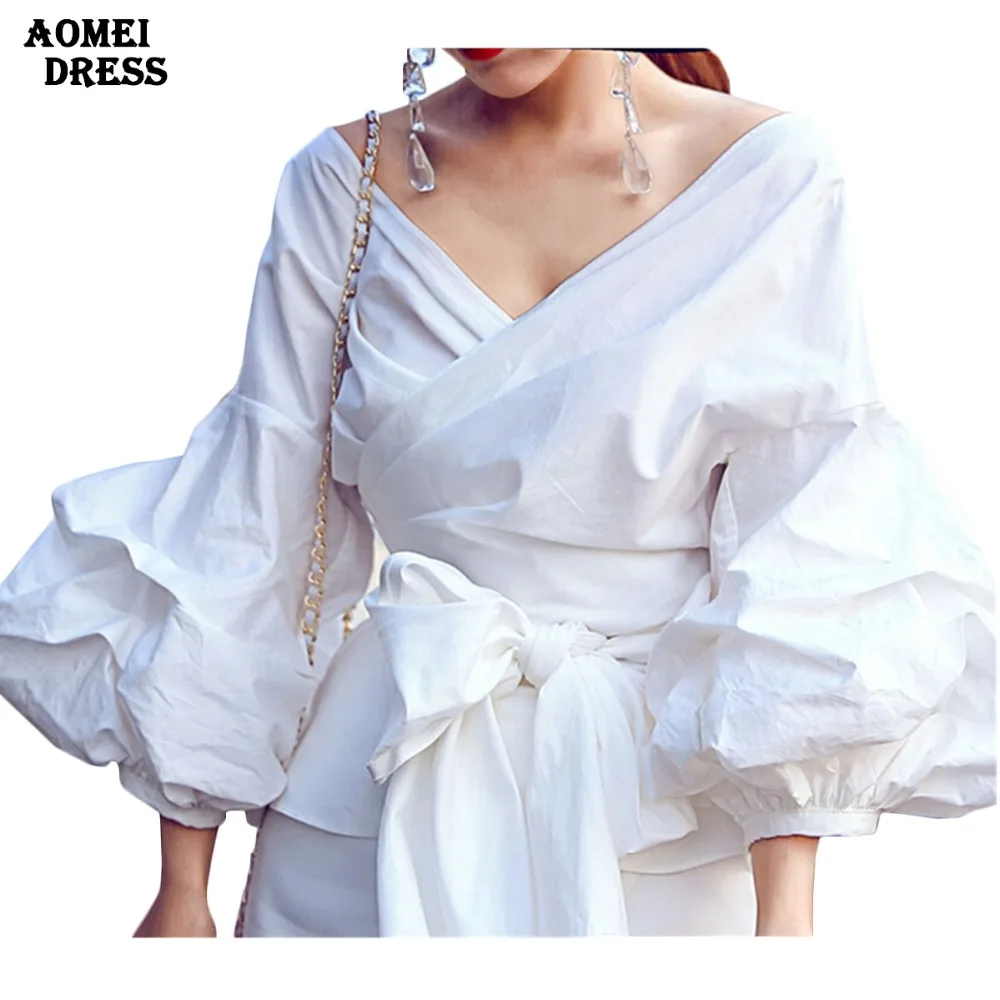 Online Buy Wholesale ruffle blouse from China ruffle