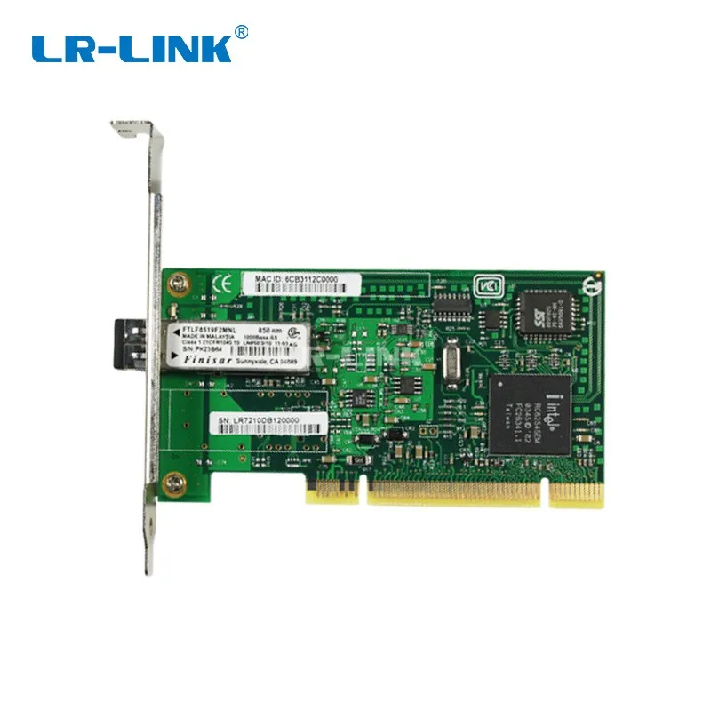 

LR-LINK 7210PF Intel 82545 Chip PCI 1000Mb Fiber Optical Network SFP Card gigabit Ethernet LC SC Multimode(MM ) NIC