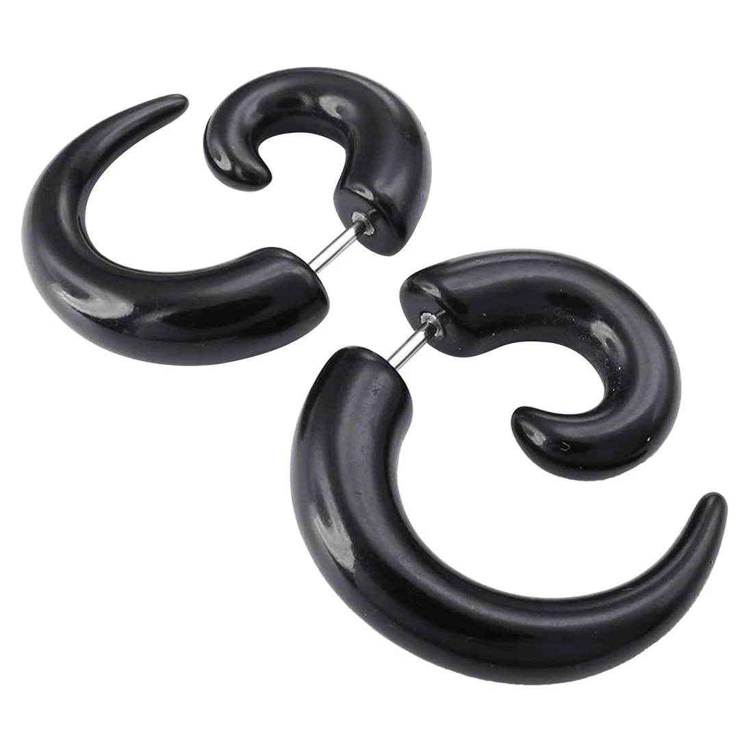 Jewellery Mens Horn Claw Stud Earrings Cheater Fake Ear Plugs Gauges